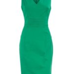 green dress
