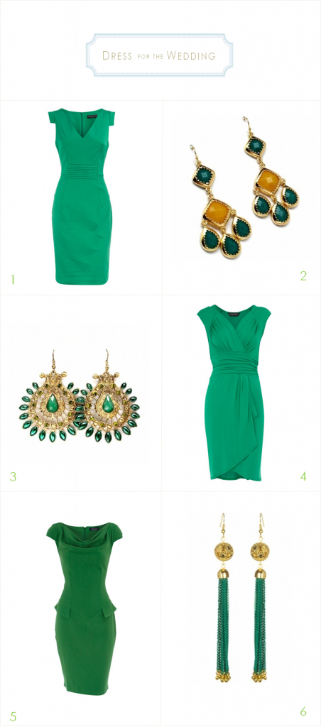 Emerald Green Dresses for a Wedding