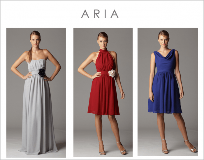 Aria bridesmaid dresses