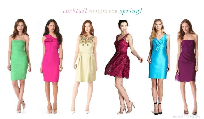 Cocktail Dresses for a Spring Wedding