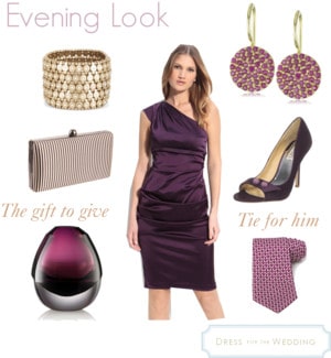 Purple Dress For A Wedding