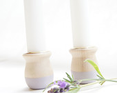 Wooden Candle Cups, Lavender