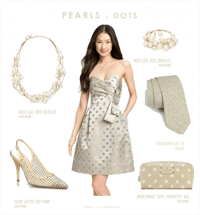 pearls and polka dots
