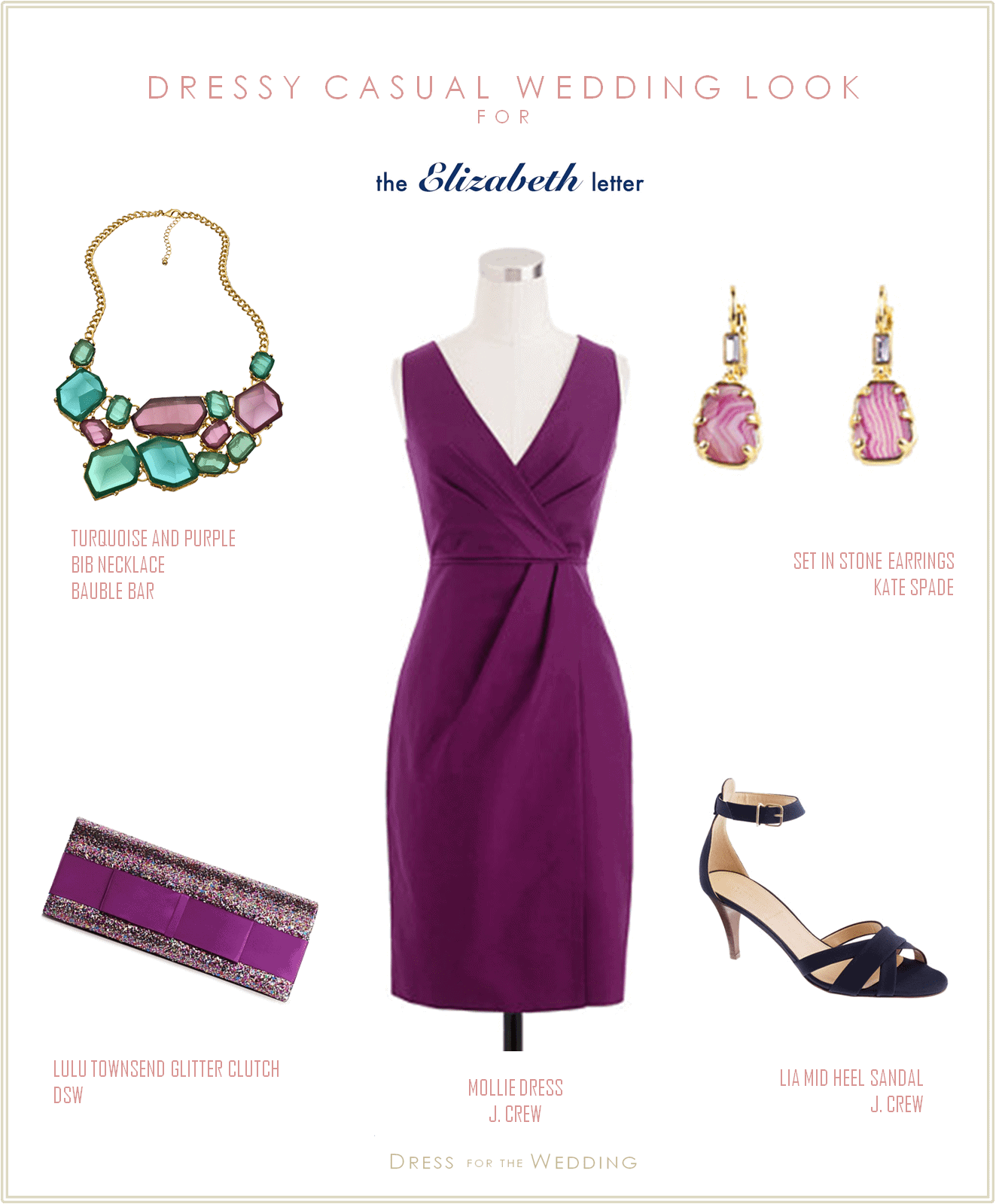 Purple Dress For Wedding Guest