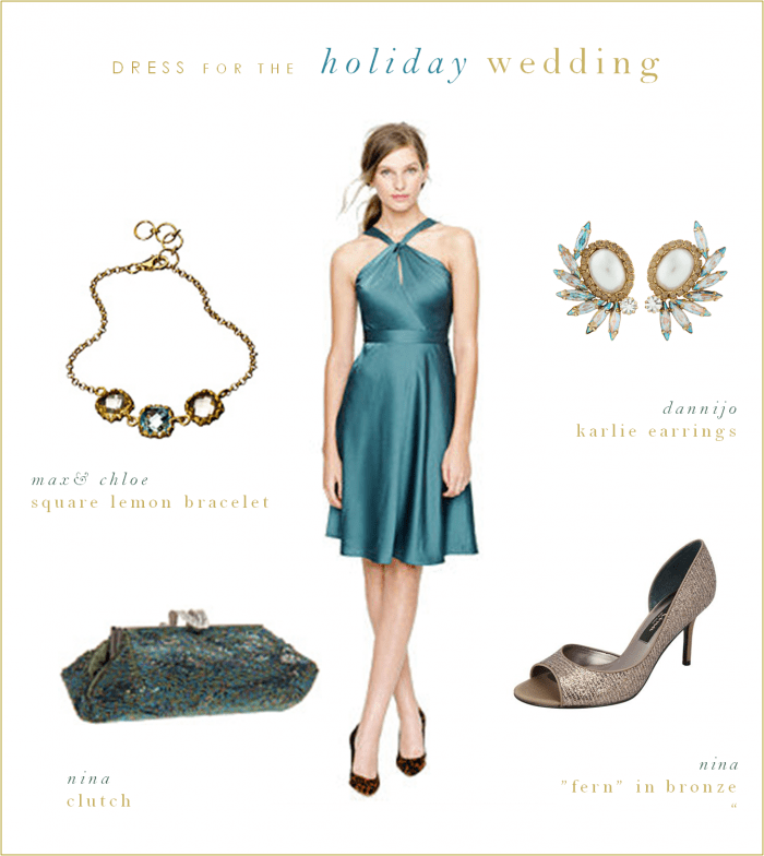 blue green dress for wedding