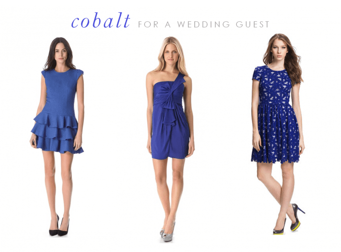 Cobalt Blue Wedding Guest Dresses