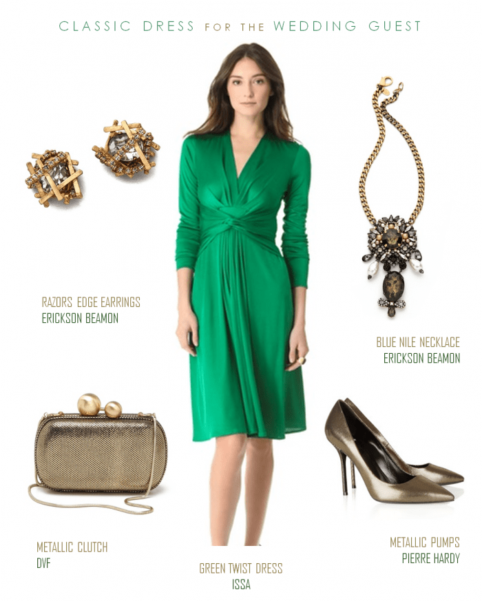 Emerald Green Dress With Sleeves