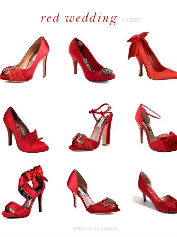 Red Wedding Shoes