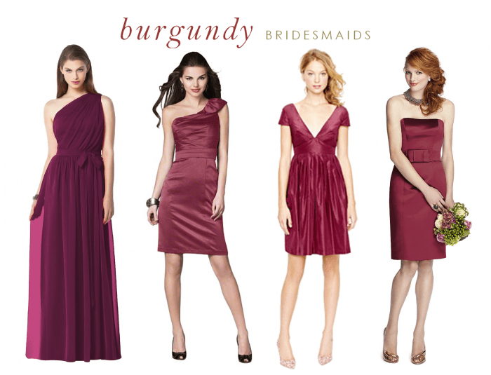 shoes for burgundy bridesmaid dress