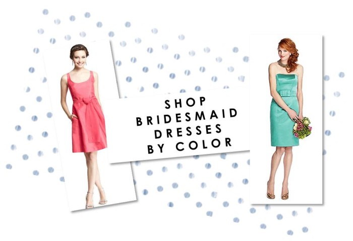 Find Bridesmaid Dresses by Color