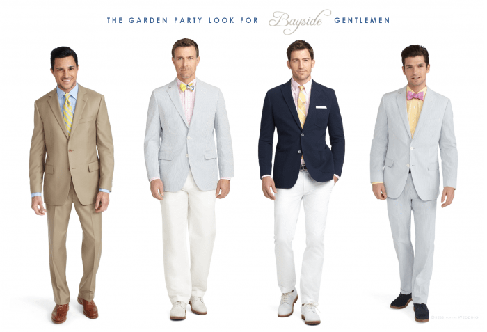 garden formal attire wedding