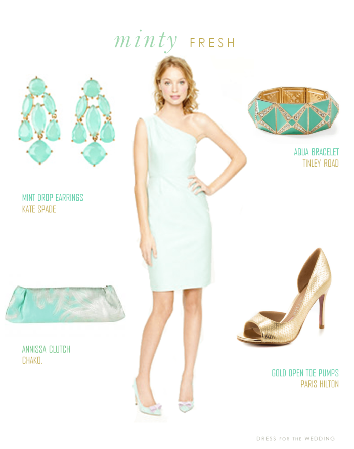 spearmint bridesmaid dresses