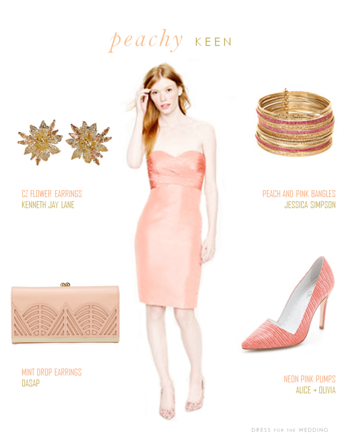 peach dress shoes