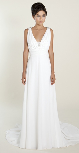 Arya Chiffon Greek Wedding Dress