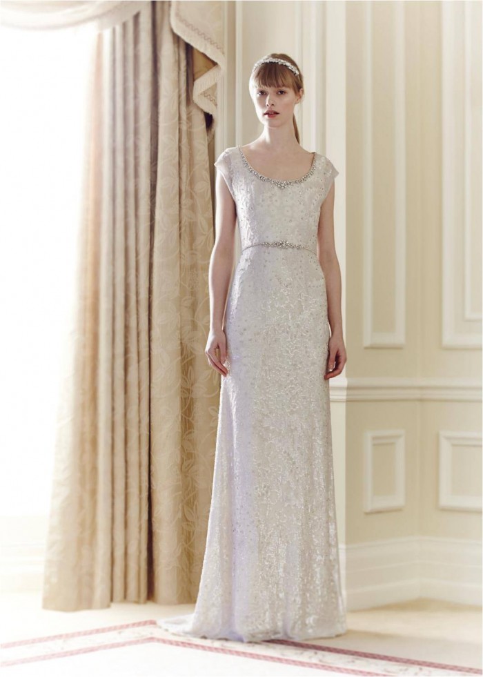 Utopia Jenny Packham beaded and sequined wedding dress