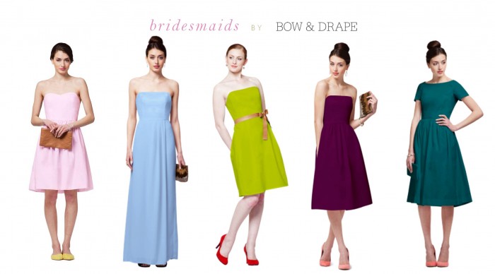 Bridesmaids by Bow and Drape