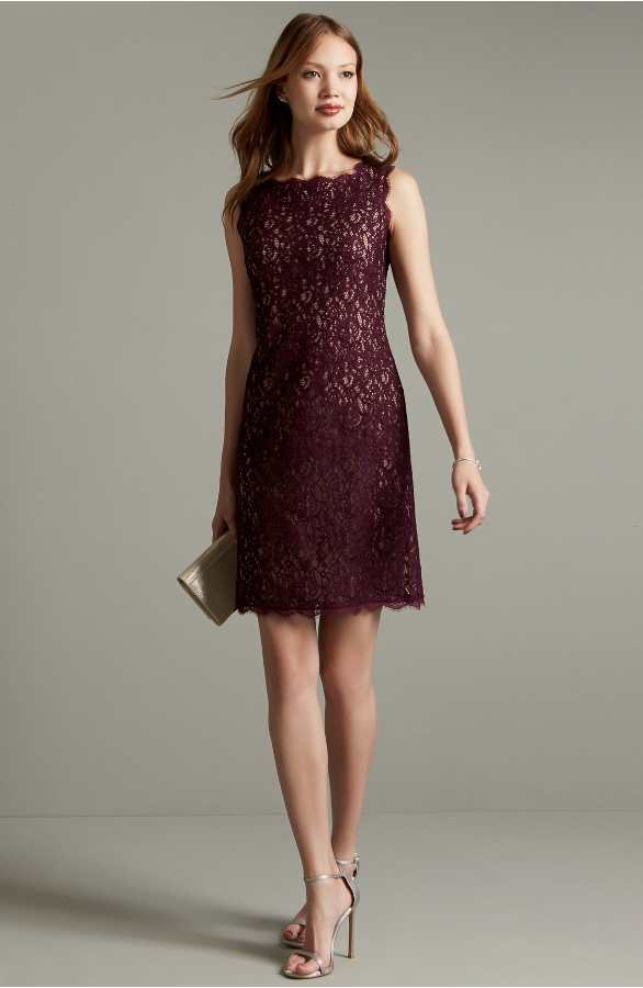 Burgundy Lace Dress Under 150
