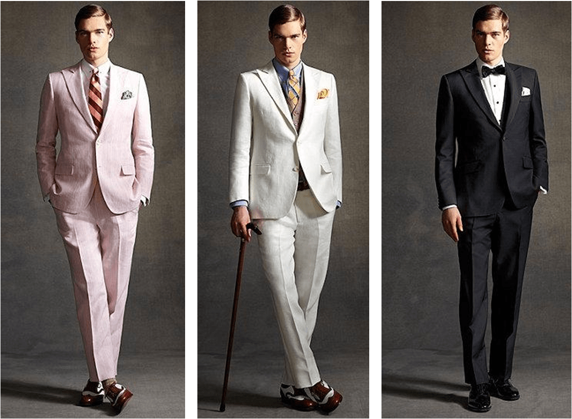 The Great Gatsby Wedding Styles for Grooms and Groomsmen