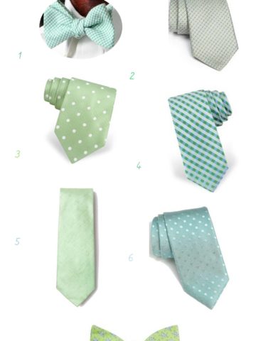 Mint Ties for Weddings for Groomsmen