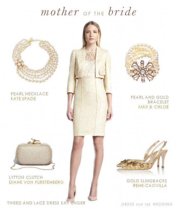 Pale Yellow Suit for Mother of the Bride