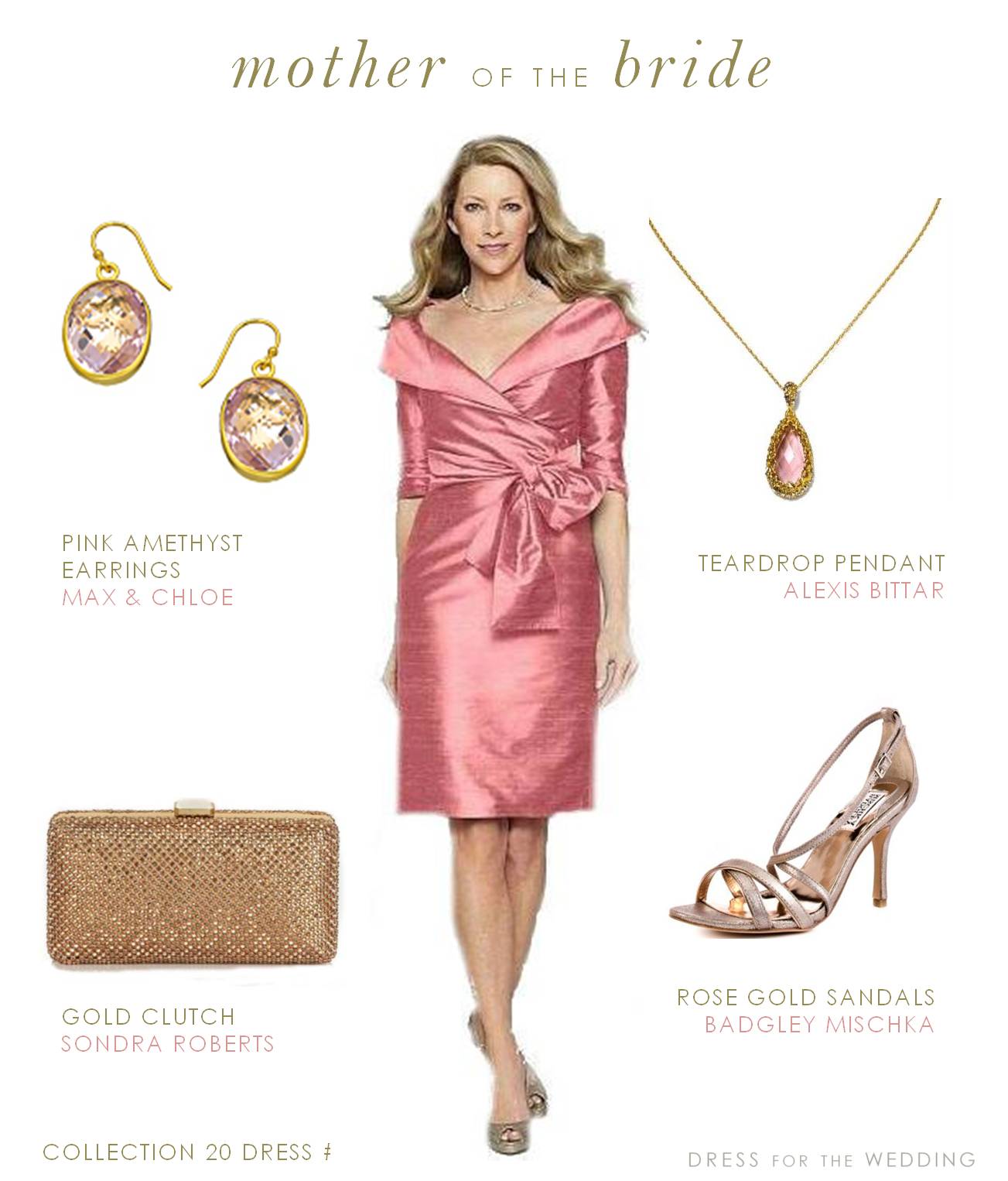 pink and navy mother of the bride outfit