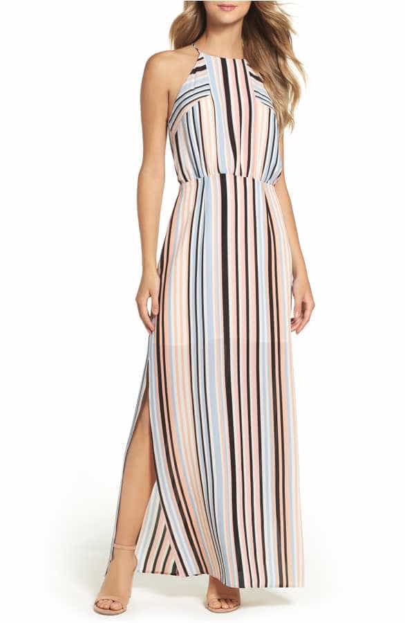 Striped Maxi Dress Under 150