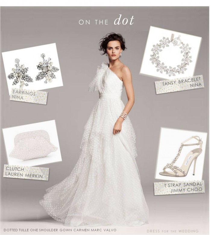 swiss dot wedding dress