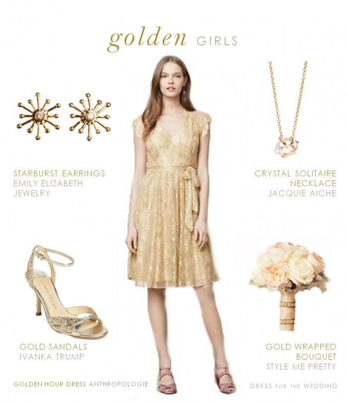 Gold Bridesmaid Dress