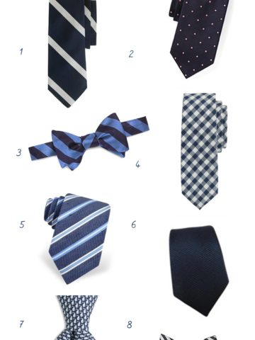 Navy Ties for Groomsmen