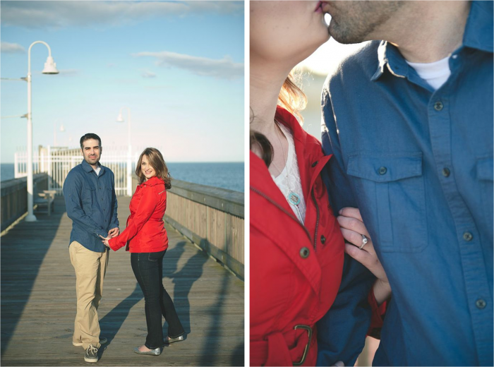 Wear solids to your engagement photos