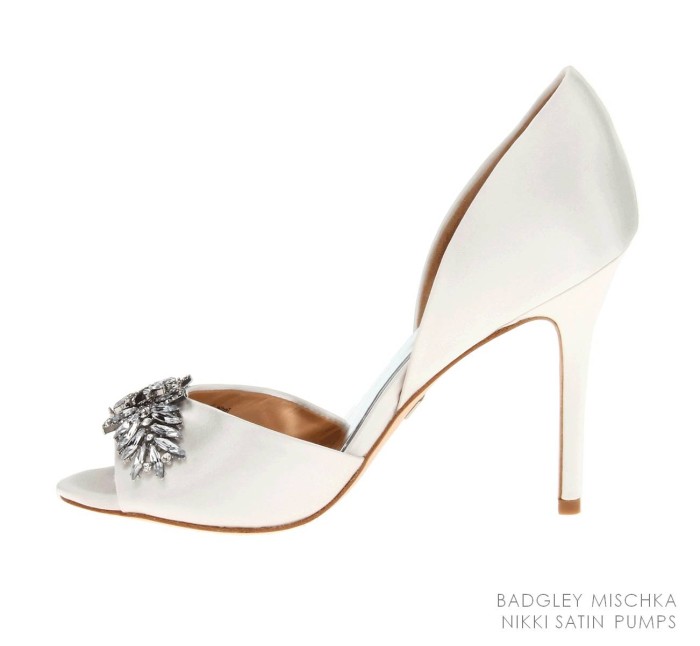 Badgley Mischka Nikki Satin Pumps