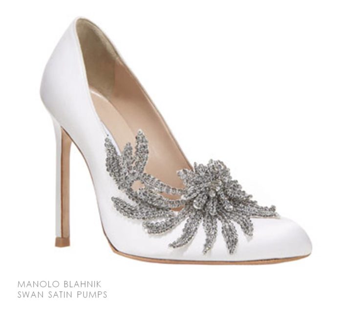 swan pump manolo blahnik