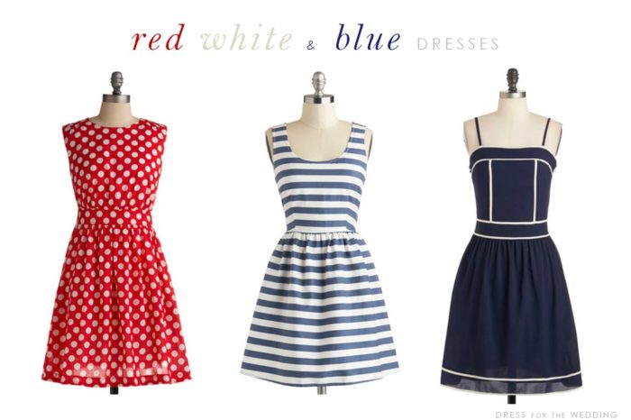 red white and blue sun dress