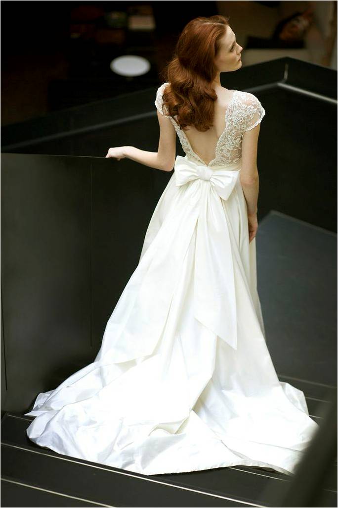 Chloe Back Wedding Dresses by Mira Zwillinger