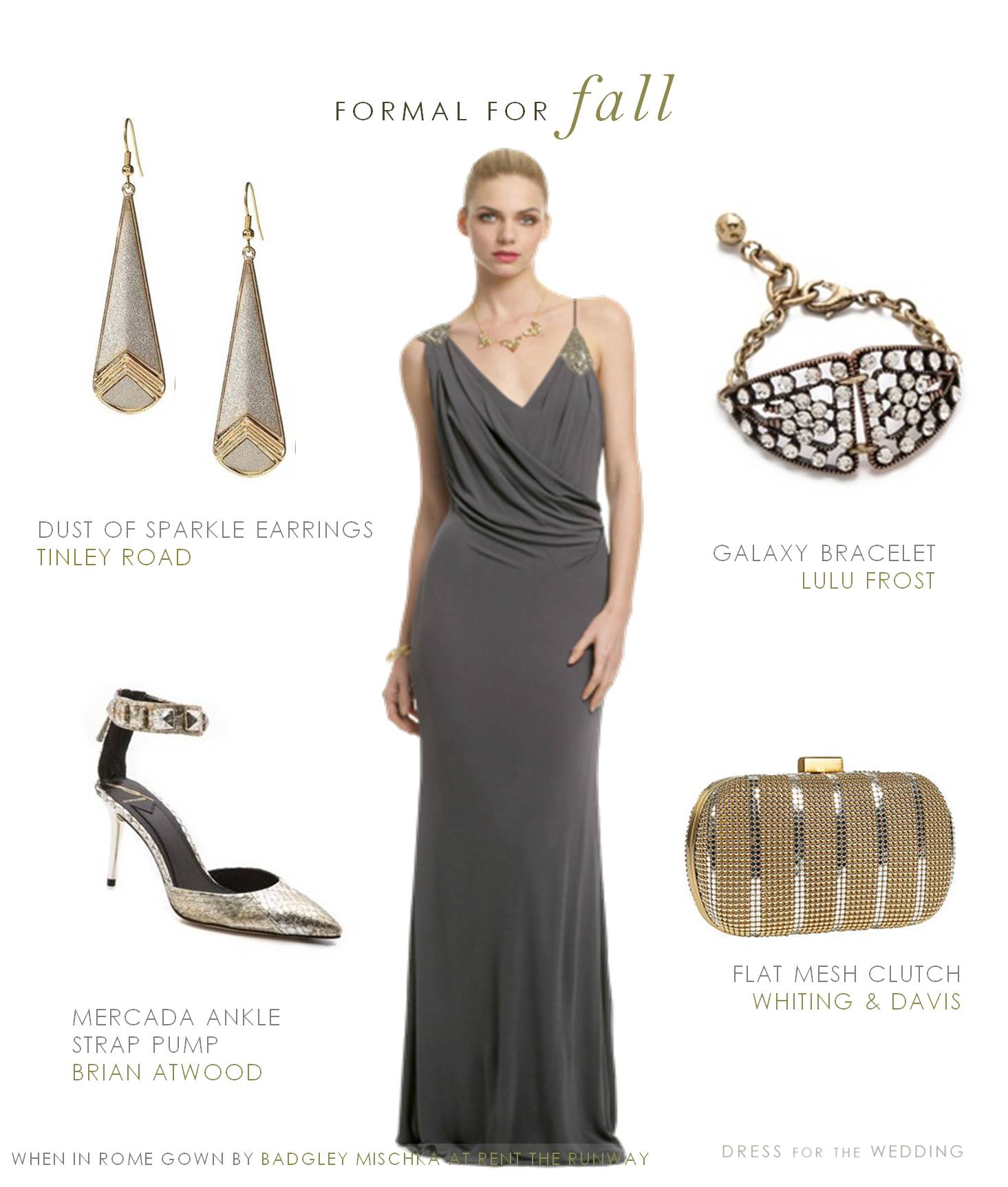 Formal Gown for a Fall Wedding | Featuring Badgley Mischka's 