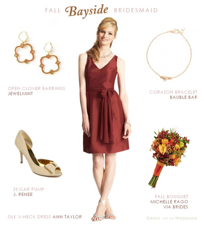 Cinnamon Colored Bridesmaid Dress