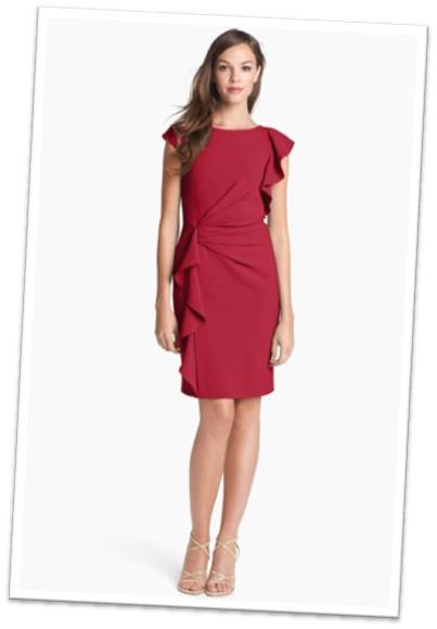 maroon casual dress for wedding