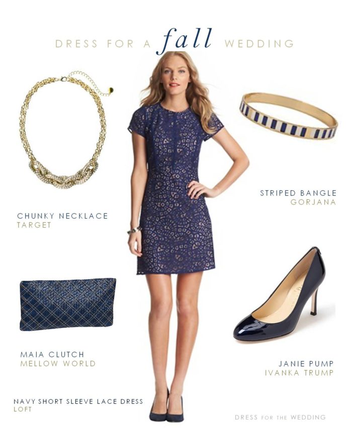 navy blue wedding guest