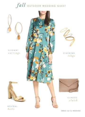 How to Dress for an Outdoor Fall Wedding | Dress for the Wedding
