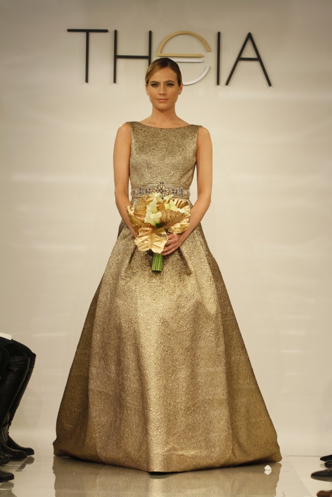 Gold Wedding Dress Ava Theia 2014