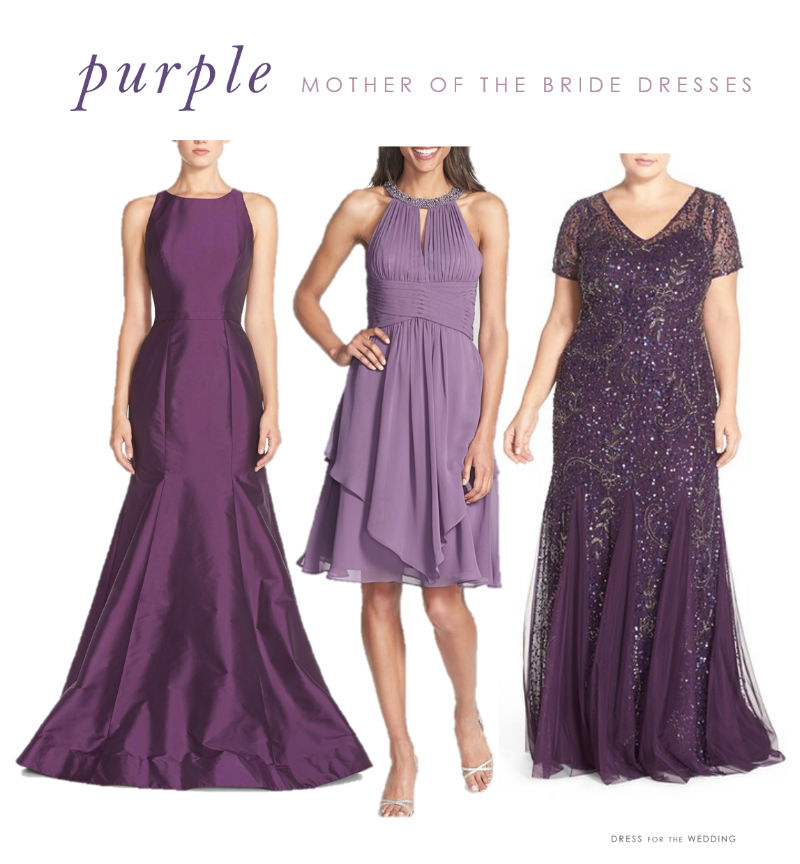 royal purple mother of the bride dresses