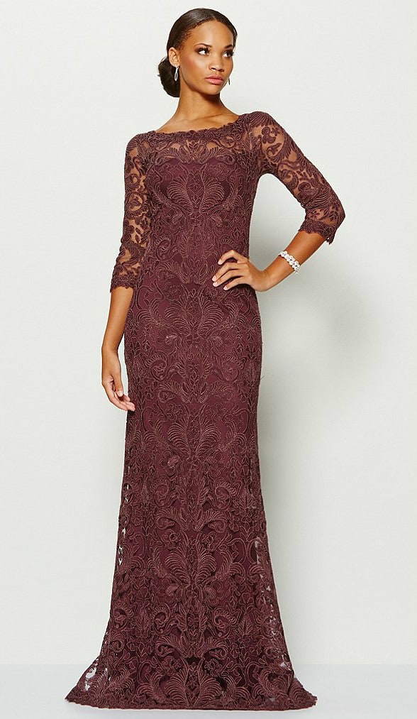 mother of the bride dresses burgundy