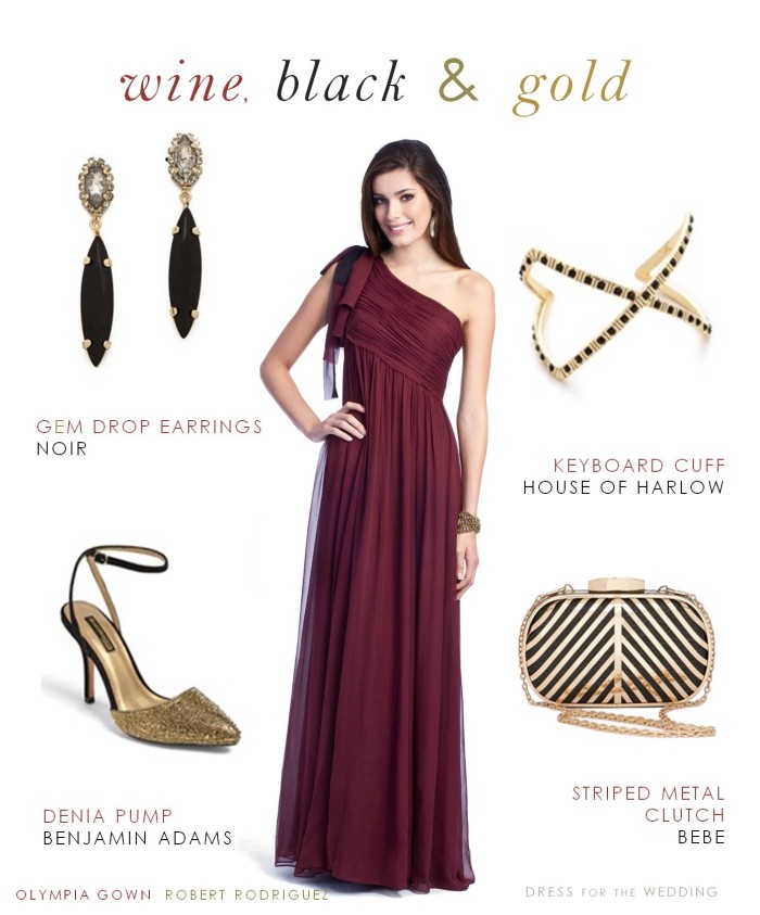 Wine Formal Gown