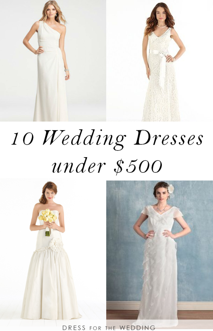 bridal gowns under $500