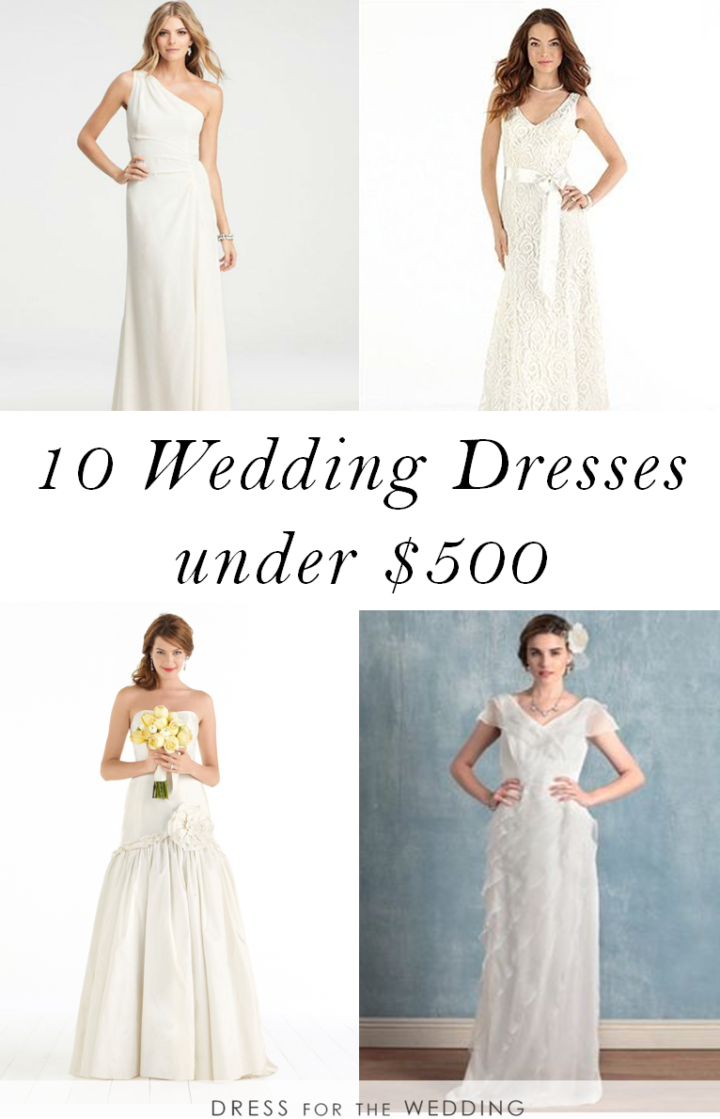 10 Wedding Dresses Under $500