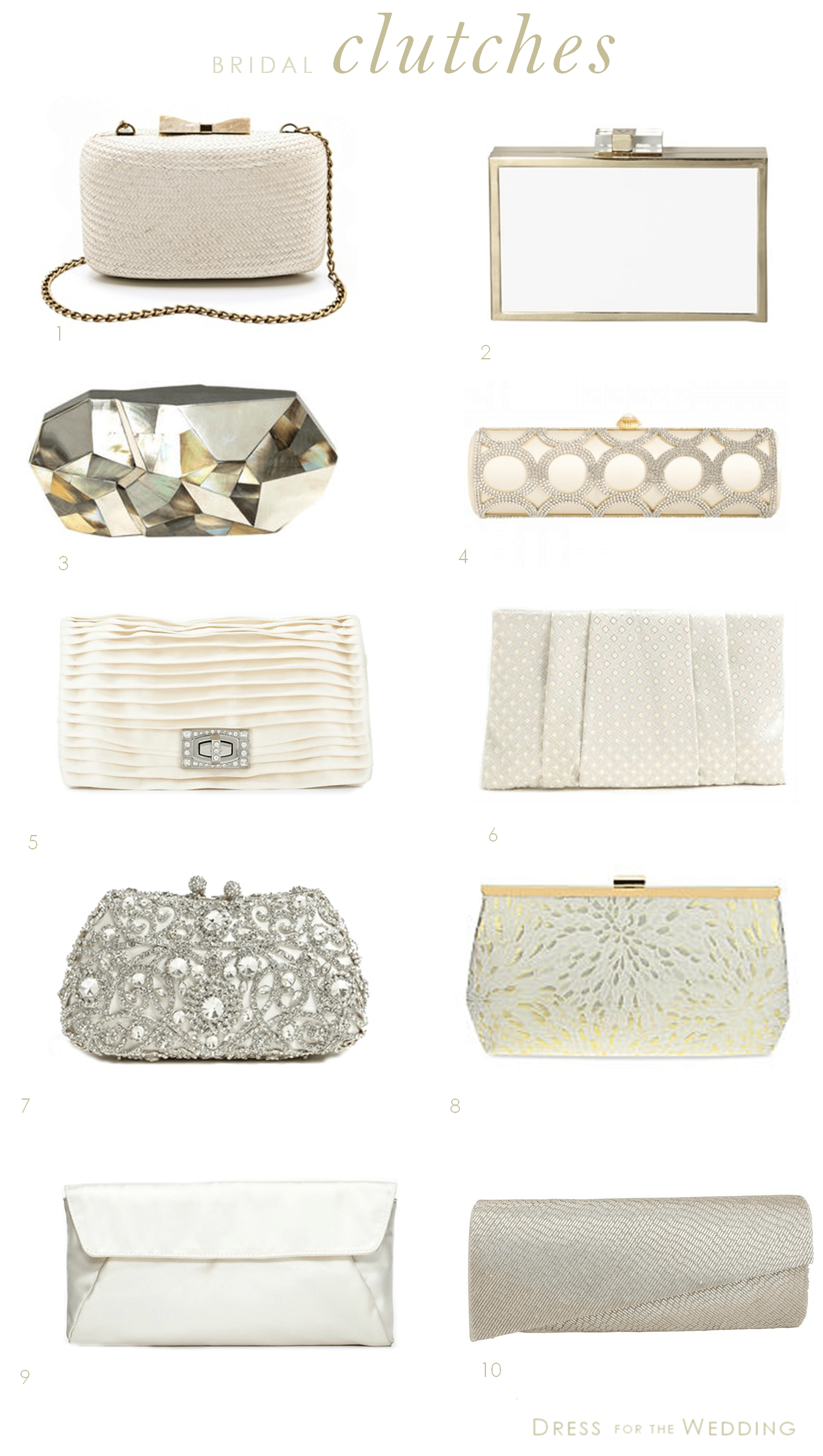 Bridal Clutches Dress for the Wedding