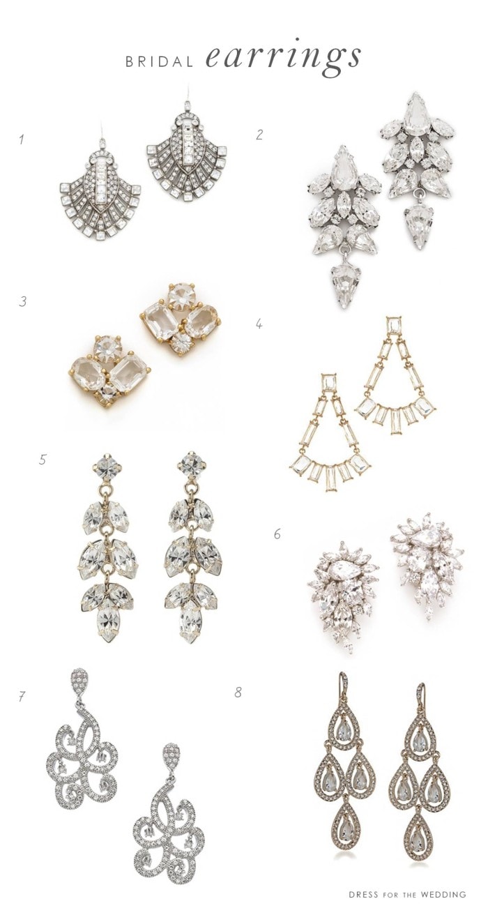 Bridal Earrings | Wedding Earrings