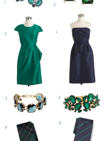 Sapphire and Emerald: Green and Blue wedding colors