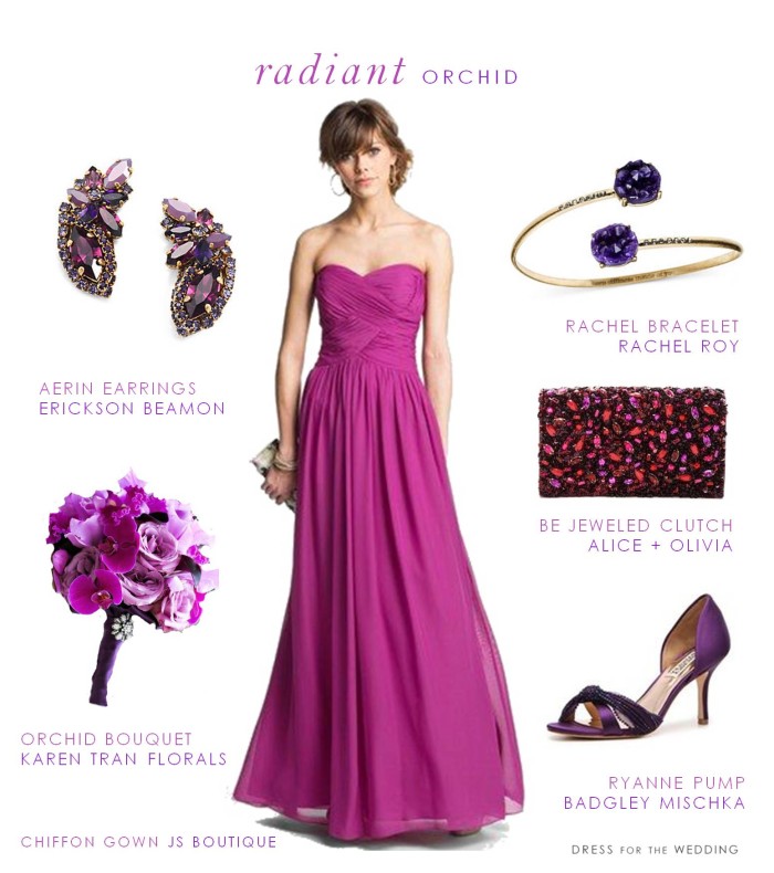 Radiant Orchid Bridesmaid Dress