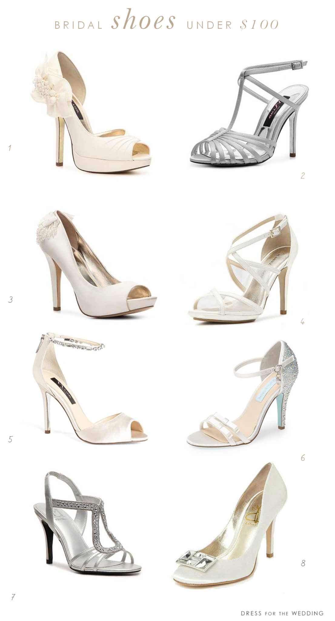 Wedding Shoes under 100